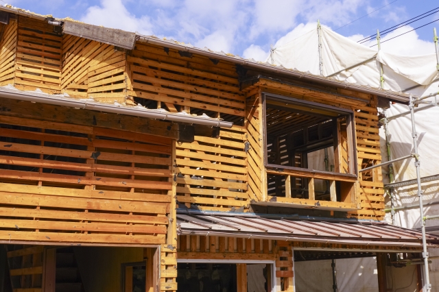 リノベーション中の戸建て